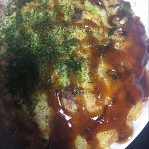 超ヘルシ〜☆キャベツと山芋のお好み焼き